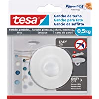 Gancho de techo tesa® para papel pintado y yeso – gancho autoadhesivo – ideal para montar elementos decorativos – cada…